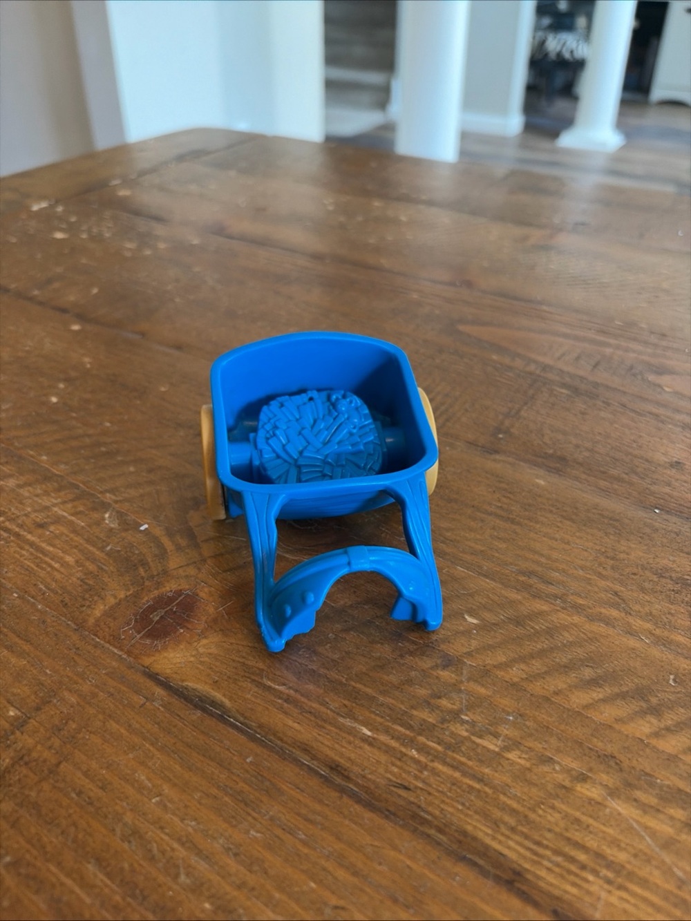 Fisher Price Little People blue farm cart as is